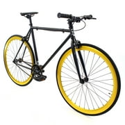 Golden Cycles Saint Black/Gold Fixed Gear 55 cm