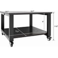 thumbnail image 2 of Natwind 2-Tier Office Larger Under Desk Printer Copier Stand, 19.7 x 19.7 x 12.6 Inches, Black, 2 of 7