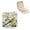 White, variant on Birds Flowers Jewelry Box Travel Case with Necklace, Ring, Earring Storage - Compact Size for Portability and Organization White