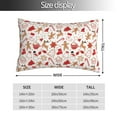 thumbnail image 2 of Fuzoiu Gingerbread Holiday Sweets Print Pillow Case with Hidden Zipper,Pillow Covers,Soft and Comfortable Pillowcase-20"x30", 2 of 6
