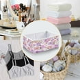 thumbnail image 4 of Foldable Fabric Storage Bin Home Cubes Clothing Organizer Bins Large Collapsible Box Basket for Home Organizer Lavender and Pink Flowers, 4 of 7