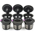 thumbnail image 1 of K Cups Réutilisables, Lot de 6 K Cups Réutilisables avec Capsules de Café en Plastique, K Cup Rechargeables avec 304 Mess, 1 of 7