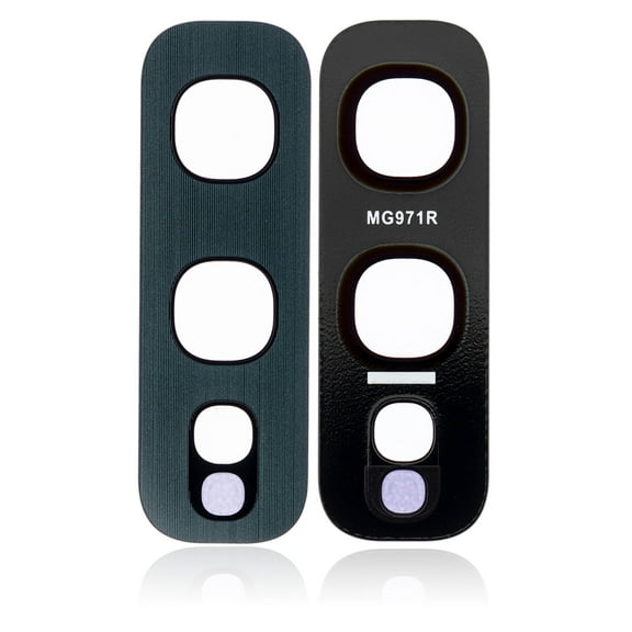 Replacement Back Camera Lens (Glass Only) With Adhesive Compatible For Samsung Galaxy S10E (Prism Green) (10 Pack)