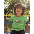 thumbnail image 2 of Cute Baby Sloth Sleeping T-Shirt Toddler -Image by Shutterstock,  4 Toddler, 2 of 4