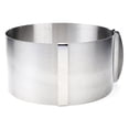thumbnail image 1 of Stainless Steel Adjustable Round Cake Ring Mold Mousse Mold 6 Inch to 12 Inch, 1 of 8