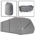 thumbnail image 4 of SEBLAFF Travel Trailer RV Cover Waterproof Anti-UV Non-Woven Fabric For 30'-33' Camper, 4 of 5