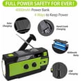 thumbnail image 2 of Solar Powered Emergency Radio - Hand Crank Weather Alert 1pc, 2 of 6