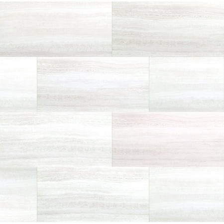 MSI White Ocean 11.81 in. x 23.62 in. Rigid Core Luxury Vinyl Tile Flooring (19.37 sq. ft. / case)