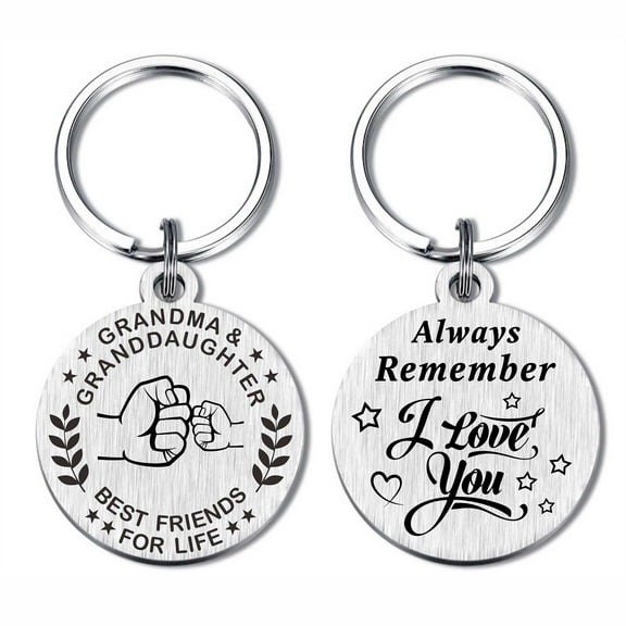 FALOGIJE Grandma Gifts from Granddaughter, Grandmother Birthday Keychain