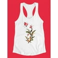 thumbnail image 3 of Red Watercolor Flower Bouquet Tank Women -Image by Shutterstock, Female x-Large, 3 of 4