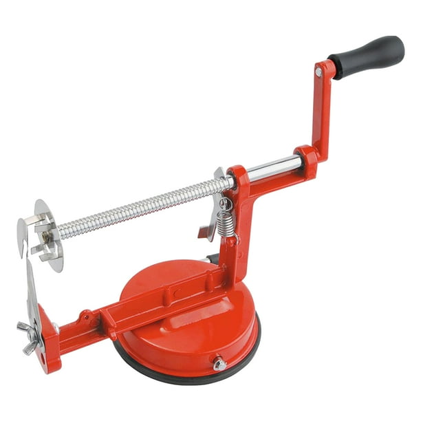 Cortador de papas en espiral ANGGREK Cortador de papas retorcidas Manivela roja