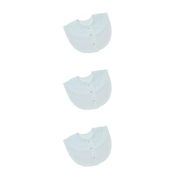 Minnieouse Paquete de 2 cuello falso desmontable Ropa alternativa Diseño delicado Trajes de negocios Ropa Accesorios de ropa frente blanco Type1 NO1 Minnieouse CBP196951