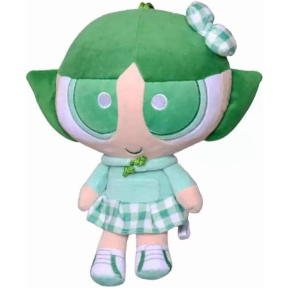 Movie Cartoon Police Girls Plush Stuffed Doll Anime Figure Toys Xmas Kids Birthday Gifts 9.8inch (25cm New Buttercup)