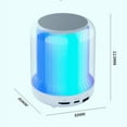 thumbnail image 7 of A23 smart colorful light Bluetooth speaker, stereo surround sound, multi-source playback, 5205w large speaker., 7 of 7