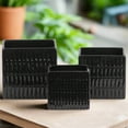 thumbnail image 5 of Primrose Ceramic Square Planter Set (Set of 3), 5 of 5