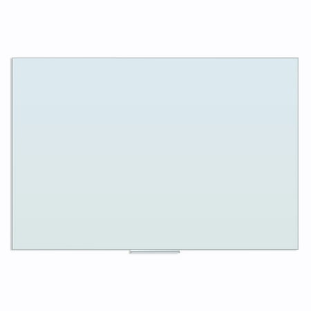 U Brands Glass Dry Erase Board, 47x70”,  Frameless, 2796U