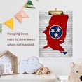 thumbnail image 5 of FMSHPON Tennessee Flag America Map Clipboard Hardboard Wood Nursing Clip Board and Pull for Standard A4 Letter 13x9 inches, 5 of 5