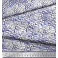 thumbnail image 3 of Soimoi Satin Silk Fabric Dry Tree Print Fabric by The Yard 42 Inch Wide, 3 of 3