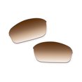 thumbnail image 2 of Vonxyz Brown Gradient Polarized Lenses Replacement for Oakley Half Wire 2.0 Sunglass, 2 of 5
