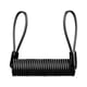 thumbnail image 1 of Cable de recordatorio de bloqueo de disco de motocicleta Cola 120 cm Negro, 1 of 8