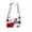 Red White Blue A, variant on Rectangular Table Flag (13x72 Inch), Festive Independence Day Table Flag, Rustic Flax Dining Decoration for Holiday Hosts & Homeowners