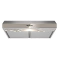 thumbnail image 1 of Campana de cocina 60 cm (24 pulgadas) Whirlpool  WH6010S en acero inoxidable de pared y bajo alacena, 1 of 3