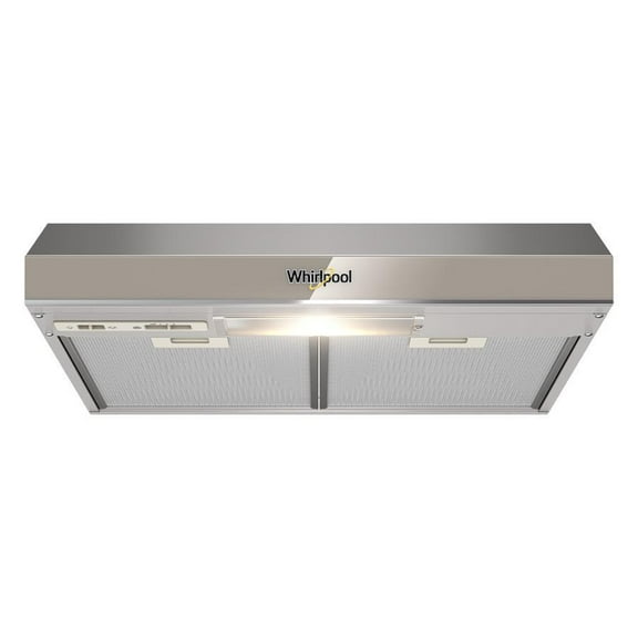 Campana de cocina 60 cm (24 pulgadas) Whirlpool  WH6010S en acero inoxidable de pared y bajo alacena