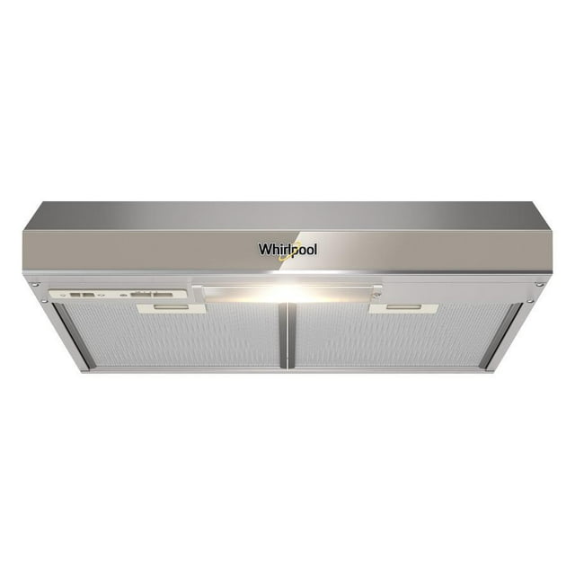 Campana de cocina 60 cm (24 pulgadas) Whirlpool WH6010S en acero inoxidable de pared y bajo alacena