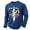 Navy, variant on America 250 Shirt Casual Sporty Color Long Sleeve T Shirt Comfortable Athletic Fit Crew Neck Top For Daily Wear And Workout Activities For Men