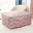 thumbnail image 3 of 3PCS Oxford Large Clothing Organizer Storage Bags Foldable Comforter Blankets Clothes Storage Bags, 3 of 6