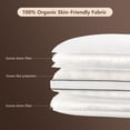 thumbnail image 3 of Juego de 2 almohadas de plumas Sanivosily Queen Size, 3 of 7