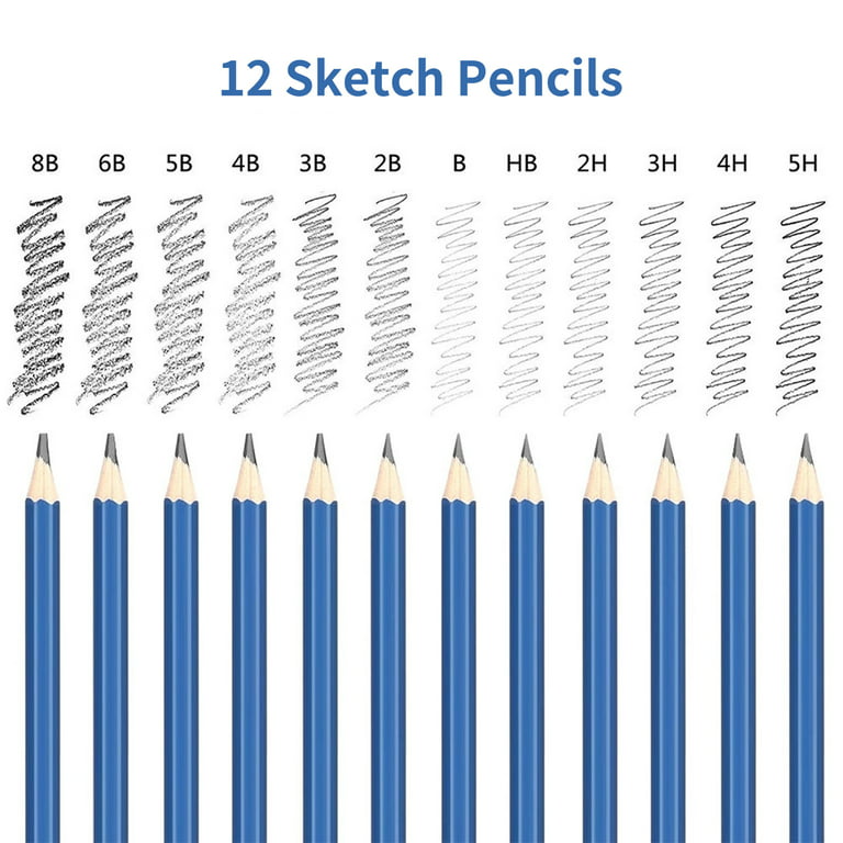73-Pack Art Supplies Adults Teens Kids Artist Drawing Supplies Sketching  Pencils