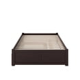 thumbnail image 2 of AFI Concord Wood King Platform Bed w/ Footboard and Twin XL Trundle in Espresso, 2 of 13