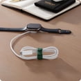 thumbnail image 2 of U Brands 6ct Silicone Cord Bands for Chargers and Tech Accessories, Urban Bloom Colors, 2 of 10