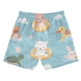 thumbnail image 2 of Kids' Beach Pants Comfortable Swim Trunks Cute Summer Animals Pattern Shorts for Pool Vacation and Lounge Wear 2T, 2 of 8