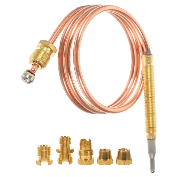 STRANDCHIC Golden Oven Thermometer with Thermocouple Fireplace Temperature Gauge for Precise Cooking - 1 Set