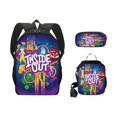 thumbnail image 1 of mochila escolar con estampado de dibujos animados para niño y niña, morral con estampado de dibujos animados de Inside Out 2, bolsa de libros para estudiantes-Backpack Student Shoulder Bag, 1 of 5