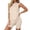 Beige, variant on Women's 2 Piece Solid Sleeveless Tank Top & Pocket Biker Shorts Loungewear Set, Loose Side Split Casual Workout Outfit S-XXXXL
