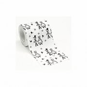 OTC - Wedding Bride & Groom Print Toilet Paper , 1-1/4 in (1-Pack)