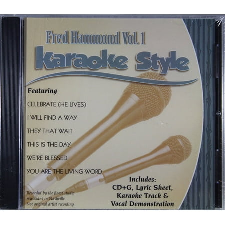 Fred Hammond Volume 1 Daywind Christian Karaoke Style NEW CD+G 6 Songs
