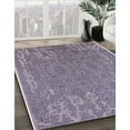 thumbnail image 3 of Ahgly Company Machine Washable Indoor Rectangle Industrial Modern Grape Purple Area Rugs, 5' x 7', 3 of 7