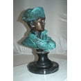 thumbnail image 4 of Nifao Napoleon Bust Bronze Statue – Bronze Statue, Home Decor, 14"L x 12"W x 24"H, 4 of 13