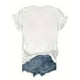 thumbnail image 3 of Women'S Eiffel Tower & High Heel Print T-Shirt, Casual Crew Neck Short Sleeve Top, Cotton Knit Fabric, All Season Fashion, 220gsm - White, 3 of 6