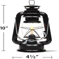 thumbnail image 7 of HIBIBUD Large Paraffin Oil Indoor Lamp,Hurricane Lamp,Emergency Kit,Farmer’S Lantern Indoor Oil Lamp,Black, 7 of 7