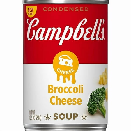 Pack of 1 Condensed Broccoli Cheese Soup, 10.5 oz Can