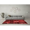 thumbnail image 3 of Ahgly Company Indoor Rectangle Patchwork Red Transitional Area Rugs, 2' x 4', 3 of 4