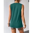 thumbnail image 6 of Zeagoo Tank Tops for Women Pleated Shirts Sleeveless Blouses Scoop Neck Casual Summer Top Loose Fit, 6 of 6