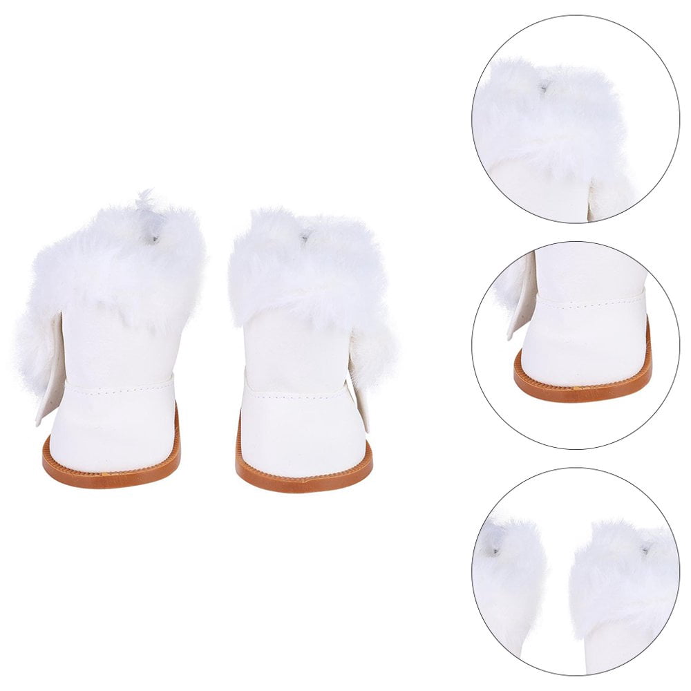 Chaussures de poupée d'hiver en peluche, bottines pour poupée américaine de 18 pouces, accessoires de poupée de 43 Cm, vêtements cadeaux de notre génération  26