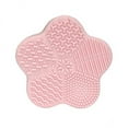 thumbnail image 1 of Almohadilla de limpieza de cepillos 5xcosméticos con accesorios de esponja de extracción de color rosa 6 piezas, 1 of 8