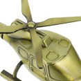 thumbnail image 3 of CHICHUMID Collectible Golden Alloy Helicopter Model with Fine Craftsmanship Retro Aircraft Decor, 3 of 8